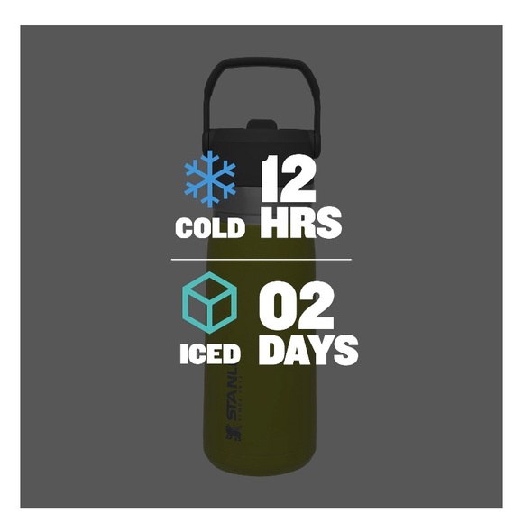 Stanley IceFlow™Tumbler 22 oz Flip Straw Insulated Stainless Steel - Picture 5 of 6